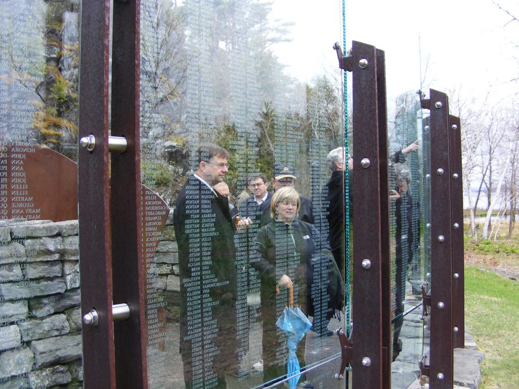 Éamon Ó Cuív, T.D., Minister for Community, Rural and Gaeltacht Affairs at the 2009 National Famine Commemoration